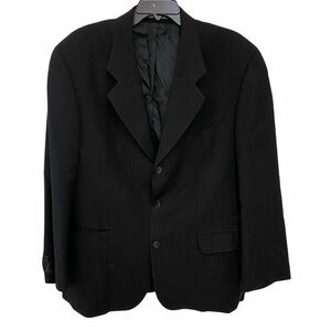 Kasper Vintage Men’s Wool Blazer Sport Coat Black
